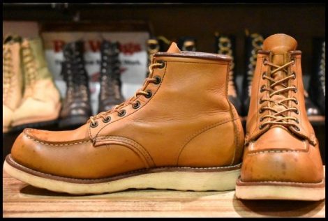 【9.5D 良品 09年】レッドウィング 875 アイリッシュセッター 茶 オロイジナル モックトゥ レースアップ ブーツ redwing HOPESMORE