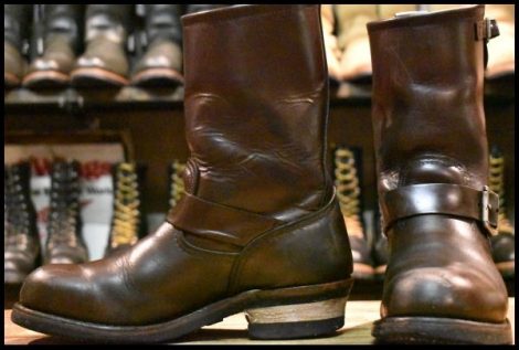 【7D 良品 09年】レッドウィング 2269 エンジニア 茶 チョコレート クローム ブラウン スチールトゥ ブーツ 2967 redwing HOPESMORE