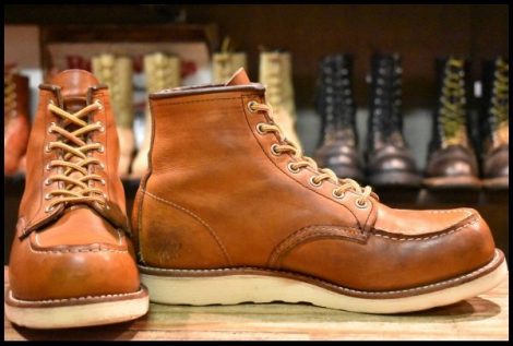 【9D 良品 19年】レッドウィング 875 アイリッシュセッター 茶 オロレガシー モックトゥ レースアップ ブーツ redwing HOPESMORE
