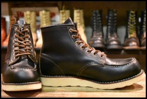 【7.5E 良品 12年】レッドウィング 9874 アイリッシュセッター ブラック クローンダイク モックトゥ 黒 ブーツ redwing HOPESMORE