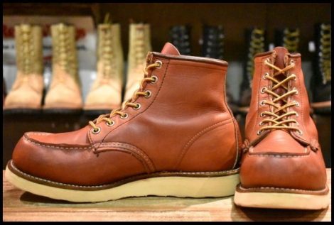 【7.5EE 良品 羽タグ 00年】レッドウィング 8875 アイリッシュセッター 赤茶 オロラセット モック 編み上げ ブーツ redwing HOPESMORE
