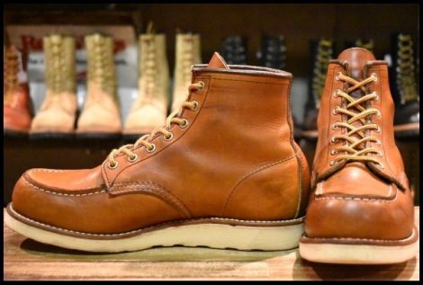 【9D 良品 19年】レッドウィング 875 アイリッシュセッター 茶 オロレガシー モックトゥ レースアップ ブーツ redwing HOPESMORE