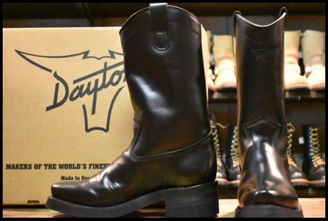 【9 箱付 美品】DAYTON デイトン 2012XA ブラックビューティー ブラック 黒 ビブラム700 カナダ ブーツ （ペコス エンジニア) HOPESMORE