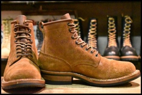 【7.5E 良品】WHITE’S ホワイツ バウンティハンター スモークジャンパー ビブラム430 ディストレスドラフアウト 茶 ブーツ HOPESMORE