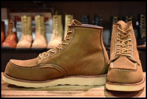 【9D 美品 11年 ナイジェルケーボン別注】レッドウィング 8881 アイリッシュセッター オリーブモハヴェ モックトゥ redwing HOPESMORE