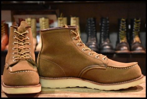 【9D 美品 11年 ナイジェルケーボン別注】レッドウィング 8881 アイリッシュセッター オリーブモハヴェ モックトゥ redwing HOPESMORE