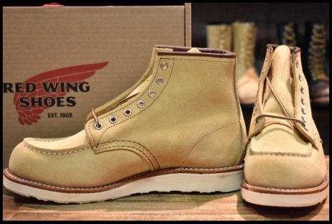【9D 箱付 未使用 24年】レッドウィング 8833 スエード アイリッシュセッター ホーソーン ラフアウト ブーツ redwing HOPESMORE
