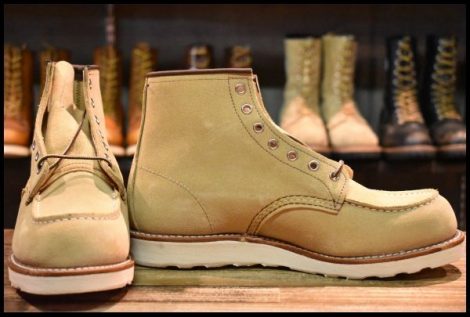 【9D 箱付 未使用 24年】レッドウィング 8833 スエード アイリッシュセッター ホーソーン ラフアウト ブーツ redwing HOPESMORE