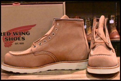 【9.5D 箱付 未使用 24年】レッドウィング 8208 アイリッシュセッター ダスティローズ ラフアウト ピンク ブーツ redwing HOPESMORE