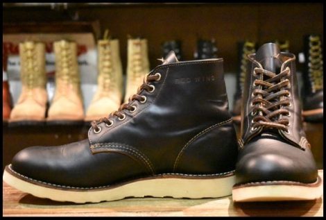 【8.5D 美品 12年】レッドウィング 9870 アイリッシュセッター ブラック クローンダイク 黒 編み上げ ブーツ redwing HOPESMORE