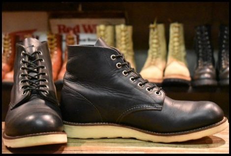 【9.5D 良品 12年】レッドウィング 8190 アイリッシュセッター チャコール ラフ＆タフ 茶 プレーントゥ 編み上げ ブーツ redwing HOPESMORE