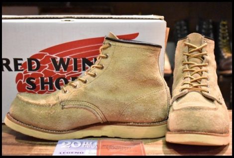 【8.5EE 箱付 良品 羽タグ LEGEND】レッドウィング 8173 スエード アイリッシュセッター タン ラフアウト ブーツ redwing HOPESMORE