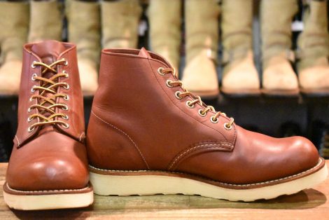 【7D 良品 13年】レッドウィング 9105 アイリッシュセッター 赤茶 レッドブラウン プレーントゥ 編み上げ 8166 ブーツ redwing HOPESMORE