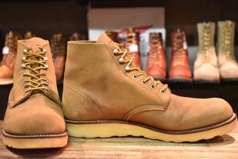 【10D 良品 10年】レッドウィング 8181 スエード アイリッシュセッター 茶 ミュールスキナー プレーントゥ ブーツ redwing HOPESMORE