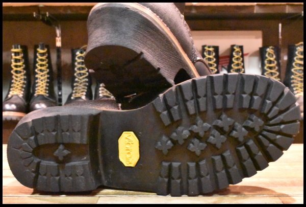 8D 良品 PT91刺繍】レッドウィング 2218 ロガー 黒 ブラック