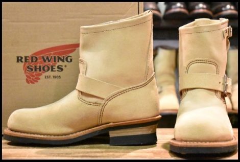 【7D 箱付 未使用 11年】レッドウィング 2965 ショート スエードエンジニア ホーソーンアビレーンラフアウト ブーツ redwing HOPESMORE