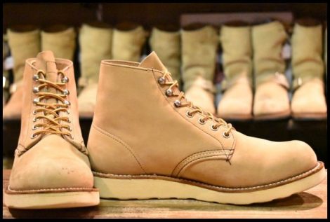 【8D 良品 羽タグ 00年】レッドウィング 8889 アイリッシュセッター ヌバック プレーントゥ レースアップ ブーツ redwing HOPESMORE