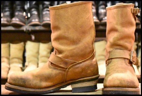 【8.5D 良品 06年】レッドウィング 2972 エンジニア 茶 カッパー ラフ＆タフ スチールトゥ ブラウン ブーツ redwing HOPESMORE
