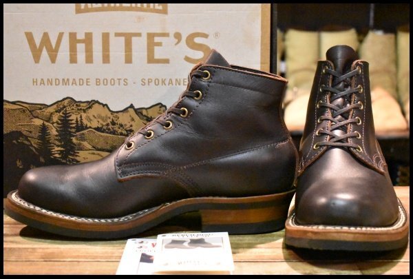【9.5E 箱付 美品】WHITE’S ホワイツ 2332C セミドレス ブラウンドレス 茶 ビブラム700シングル 編み上げ ブーツ HOPESMORE