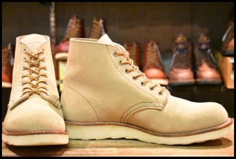 【8E 良品 11年】レッドウィング 8167 スエード アイリッシュセッター ホーソーンアビレーンラフアウト ベージュ ブーツ redwing HOPESMORE
