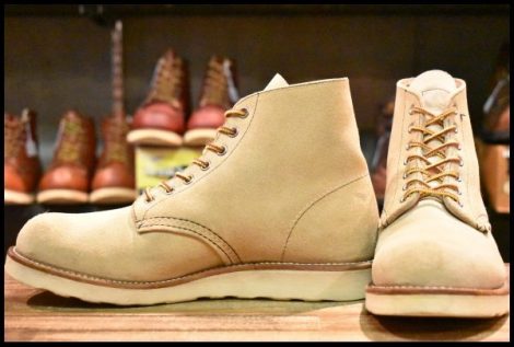 【8E 良品 11年】レッドウィング 8167 スエード アイリッシュセッター ホーソーンアビレーンラフアウト ベージュ ブーツ redwing HOPESMORE