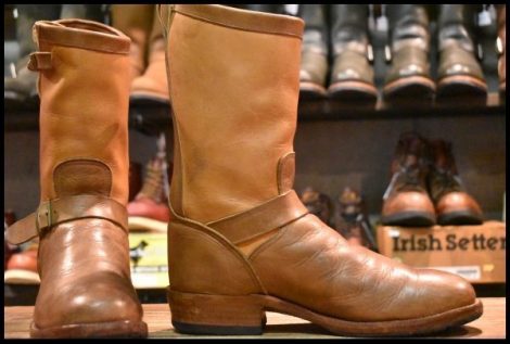 【8.5D 良品】Rios of Mercedes リオスオブメルセデス エンジニアブーツ ローパーブーツ プルオン ウエスタン HOPESMORE