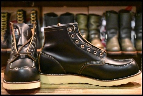 【11E 箱付 未使用 13年】レッドウィング 9874 アイリッシュセッター 黒 ブラック クローンダイク 編み上げ ブーツ redwing HOPESMORE