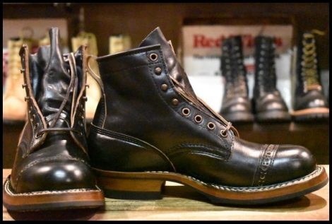 【8E 箱付 試着程度】WHITE’S ホワイツ ファーマーランチャー スモークジャンパー ブラッククロムエクセル ビブラム269 ブーツ HOPESMORE