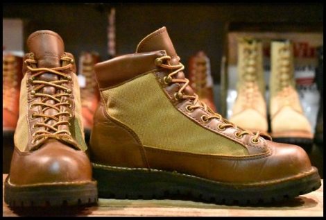 【6W 良品 黒タグ】Danner ダナーライト 30420X 茶 ブラウン ゴアテックス GORE-TEX ビブラム 編み上げ レースアップ ブーツ HOPESMORE