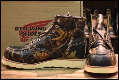 【8E 箱付 未使用 16年】レッドウィング 8884 アイリッシュセッター カモフラ 迷彩 リアルツリー モックトゥ ブーツ redwing HOPESMORE