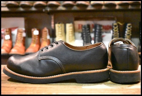 8D 美品 16年】レッドウィング 8059 フォアマン オックスフォード 黒