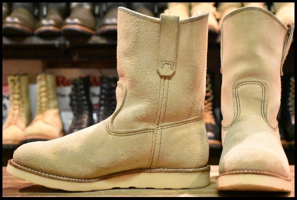 【8E 良品 09年】レッドウィング 8168 スエード ペコス ホーソーン アビレーン ラフアウト プルオン ブーツ redwing pecos HOPESMORE