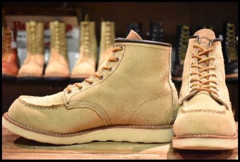 【9D 良品 12年】レッドウィング 8173 スエード アイリッシュセッター ラフアウト モックトゥ 編み上げ ブーツ redwing HOPESMORE