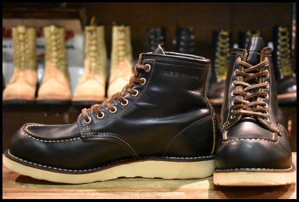【7.5E 良品 12年】レッドウィング 9874 アイリッシュセッター ブラック クローンダイク モックトゥ 黒 ブーツ redwing HOPESMORE
