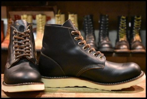 【8.5D 美品 12年】レッドウィング 9870 アイリッシュセッター ブラック クローンダイク 黒 編み上げ ブーツ redwing HOPESMORE