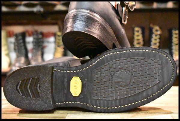 10E 箱付 未使用 白タグ】Chippewa チペワ エンジニア 27863 黒