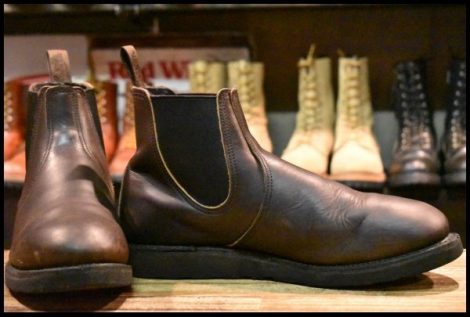 【11D 良品 20年】レッドウィング 3191 クラシックチェルシー サイドゴア ハーネス ブラウン 茶 ブーツ redwing HOPESMORE