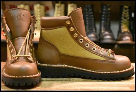 【5.5M 未使用 白タグ】Danner ダナーライト 30464 ブラウン ゴアテックス GORE-TEX ハイキング レースアップ レディース ブーツ HOPESMORE