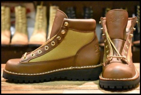 【5.5M 未使用 白タグ】Danner ダナーライト 30464 ブラウン ゴアテックス GORE-TEX ハイキング レースアップ レディース ブーツ HOPESMORE