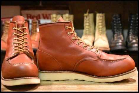 【10.5E 良品 14年】レッドウィング 8875 アイリッシュセッター 赤茶 オロラセット モックトゥ ブーツ redwing HOPESMORE