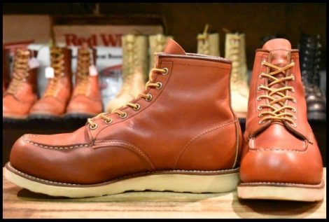 【10.5E 良品 14年】レッドウィング 8875 アイリッシュセッター 赤茶 オロラセット モックトゥ ブーツ redwing HOPESMORE
