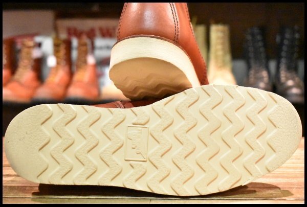 REDWING 8145 ROMEO オロラセット サイドゴア ブーツ　革靴 7E 良品 19年】レッドウィング 8145 ロメオ サイドゴア 赤茶