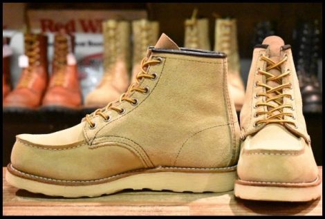 【6.5E 美品 06年】レッドウィング 8173 スエード アイリッシュセッター ホーソーン ラフアウト モックトゥ ブーツ redwing HOPESMORE