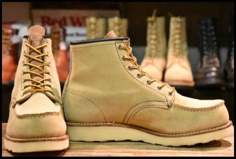 【6.5E 美品 06年】レッドウィング 8173 スエード アイリッシュセッター ホーソーン ラフアウト モックトゥ ブーツ redwing HOPESMORE
