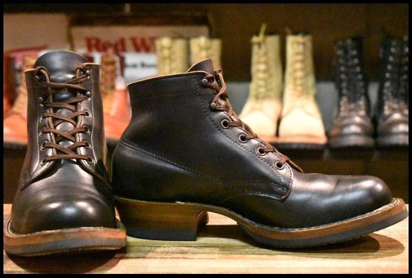 ホワイツ セミドレス クロムエクセル ブラック ツートン 9E 新品！ White's Boots（ホワイツブーツ）SEMI DRESS（セミドレス