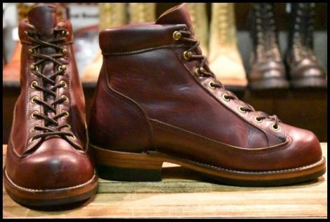 【7.5 良品】Danner ダナー トランプル D1800 バーガンディ クロムエクセル マウンテンブーツ トレッキング 編み上げ ブーツ HOPESMORE