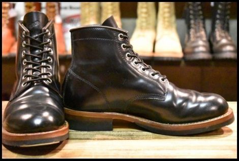 【7.5 良品】Danner ダナー DEKUM CORDVAN ブラック 黒 コードバン ホーウィン 編み上げ ブーツ HOPESMORE