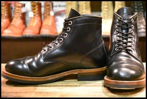 【7.5 良品】Danner ダナー DEKUM CORDVAN ブラック 黒 コードバン ホーウィン 編み上げ ブーツ HOPESMORE