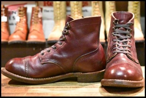 廃盤 レッドウイング REDWING 8154 8D ネイビーラフアウト 美品 廃盤 レッドウイング REDWING 8154 8D ネイビーラフアウト 美品