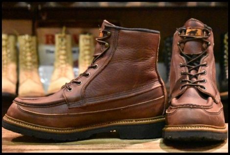 【8.5D 良品 50周年限定 犬タグ】レッドウィング 2000 アイリッシュセッター 茶 ブラウン 編み上げ レースアップ ブーツ redwing HOPESMORE